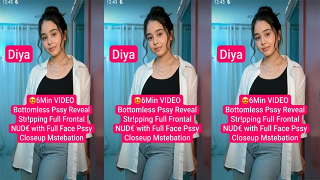 Diya Insta Model Frontal Nude Pssy Closeup Mstrbation Viral Free Watch