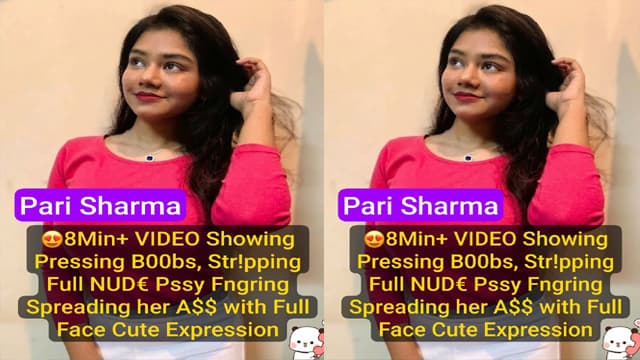 Pari Sharma Premium Live – 8Min Boobs Tease MMS