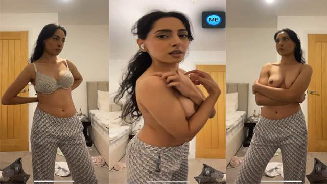 Sexy Figure Hot Babe Showing Her Big Ass Leaked Video