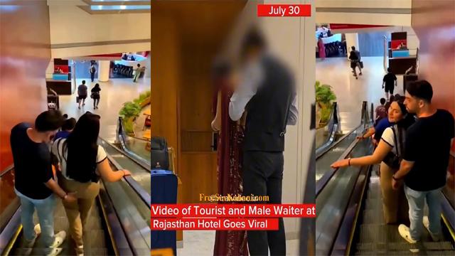 Hot Bhabhi provoked waiter for sex in hotel in Rajasthan